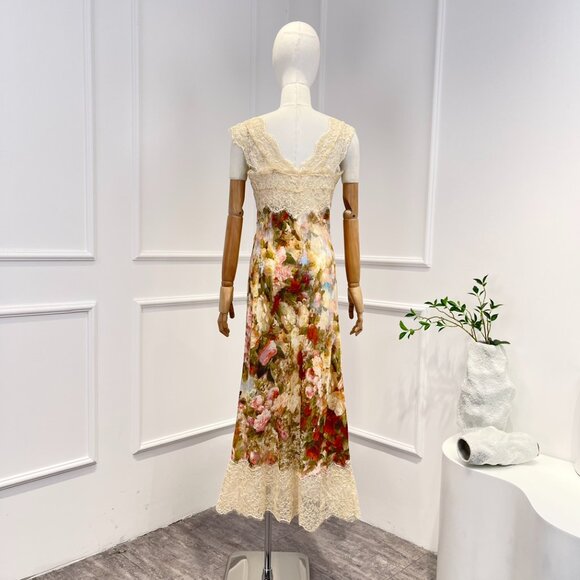 Zimmermann Lace Slip Dress Autumn Floral Print NWT US SIze 4 - Picture 8 of 10